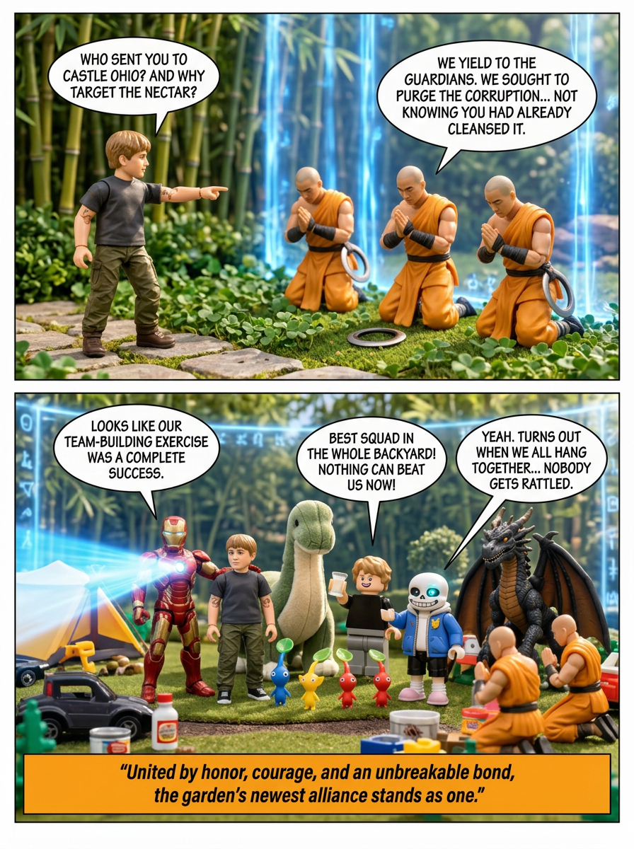 Unlikely Allies and the Saffron Shadow (page 4 of 4)