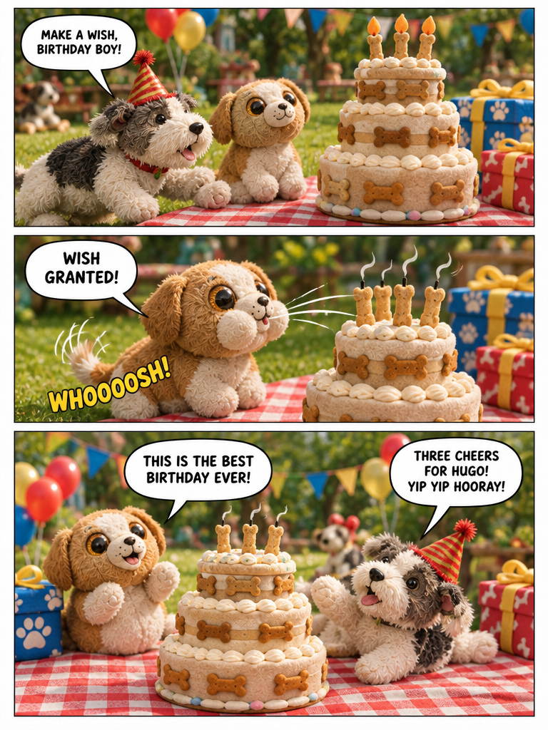 Hugo's Big Birthday Surprise (page 3 of 4)