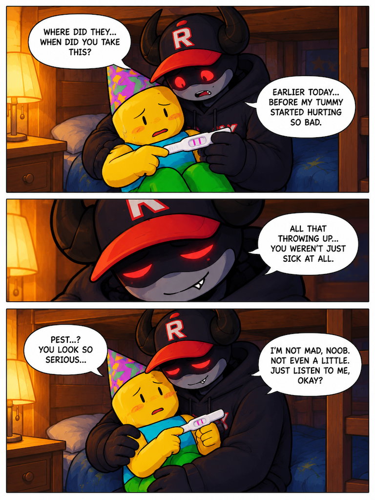 Two Lines in the Quiet Room (page 2 of 4)