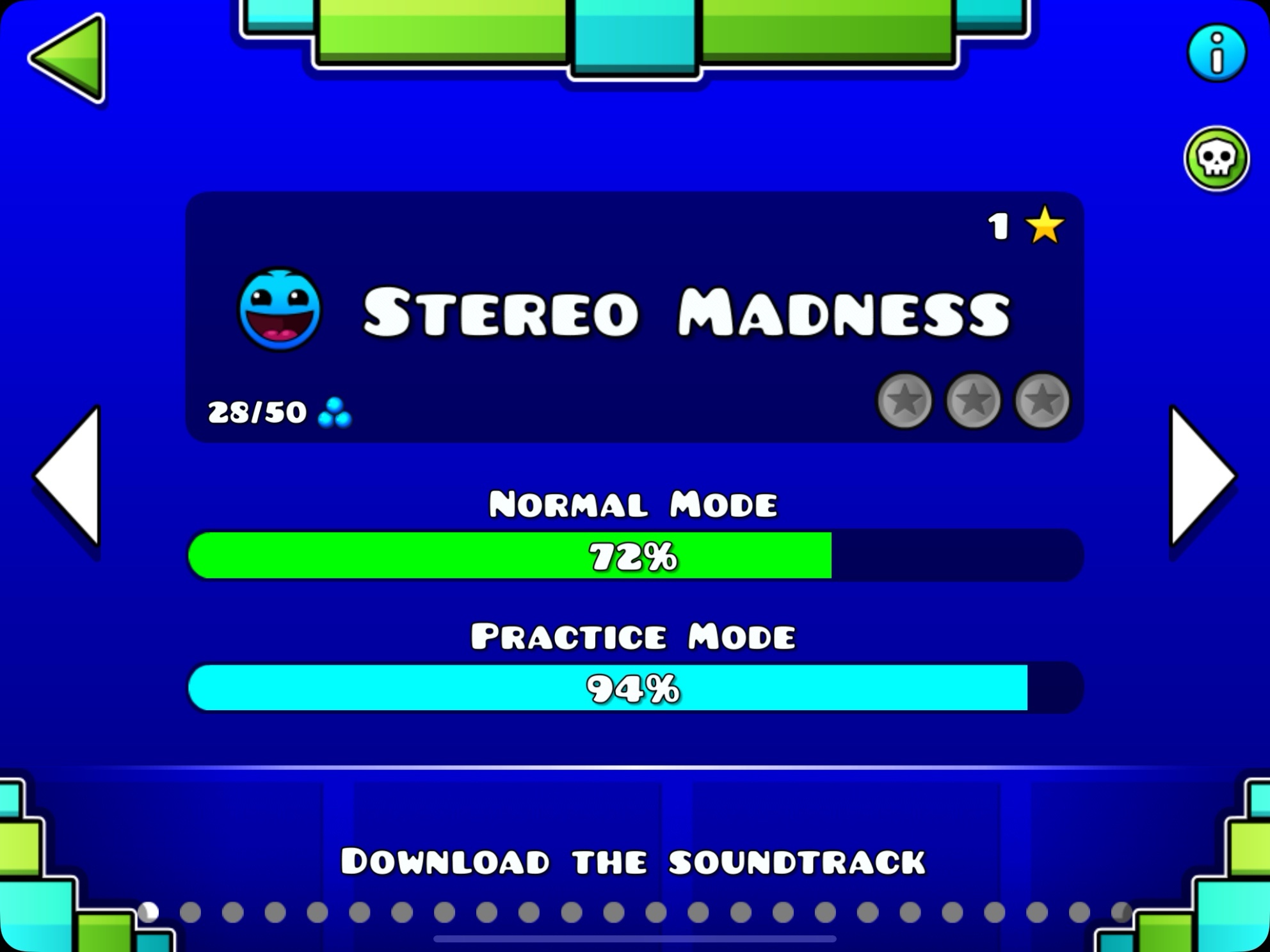Geometry Dash, you can download it on App Store a.k.a. it was from 2013 (page 2 of 8)
