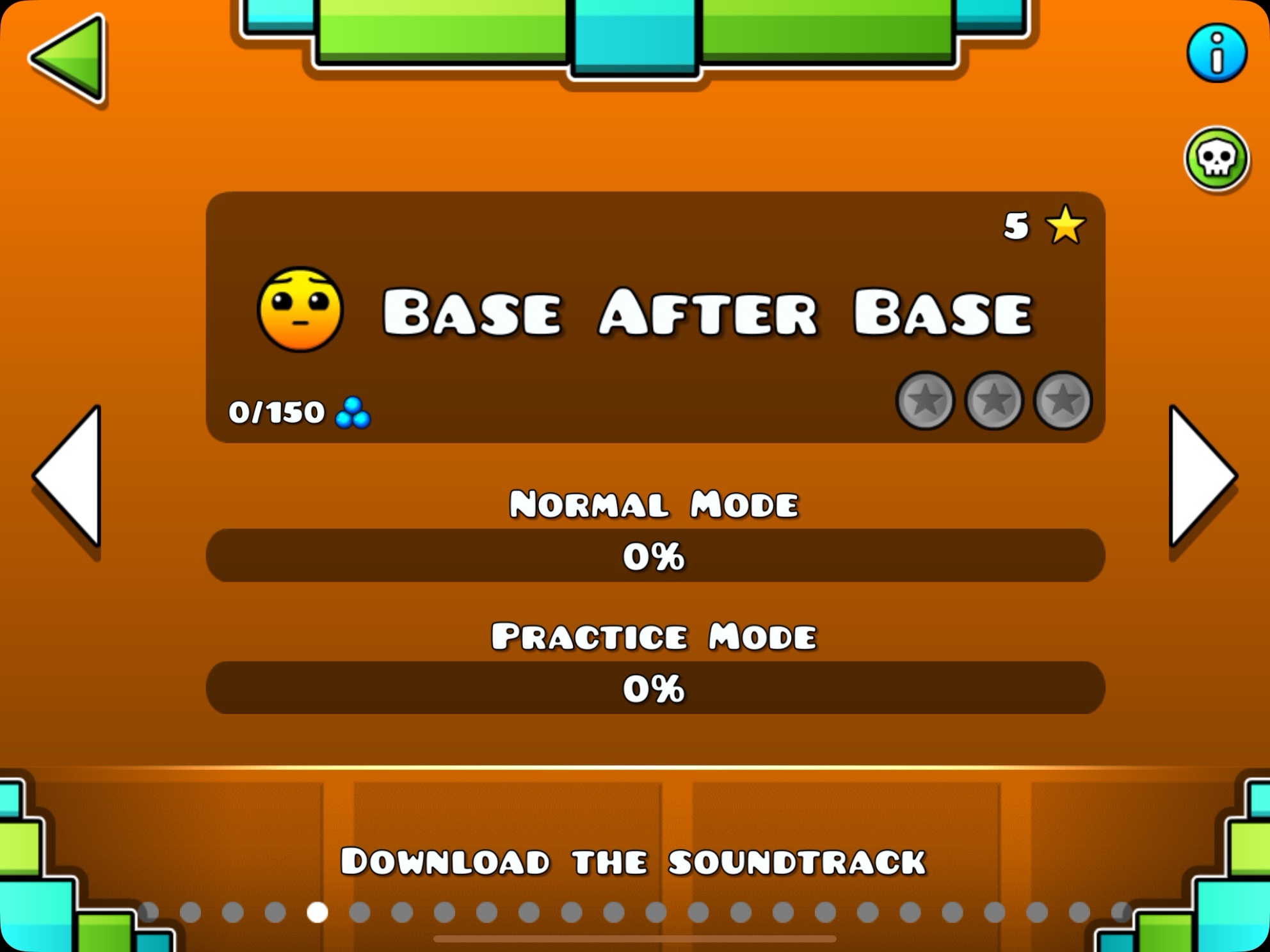 Geometry Dash, you can download it on App Store a.k.a. it was from 2013 (page 6 of 8)