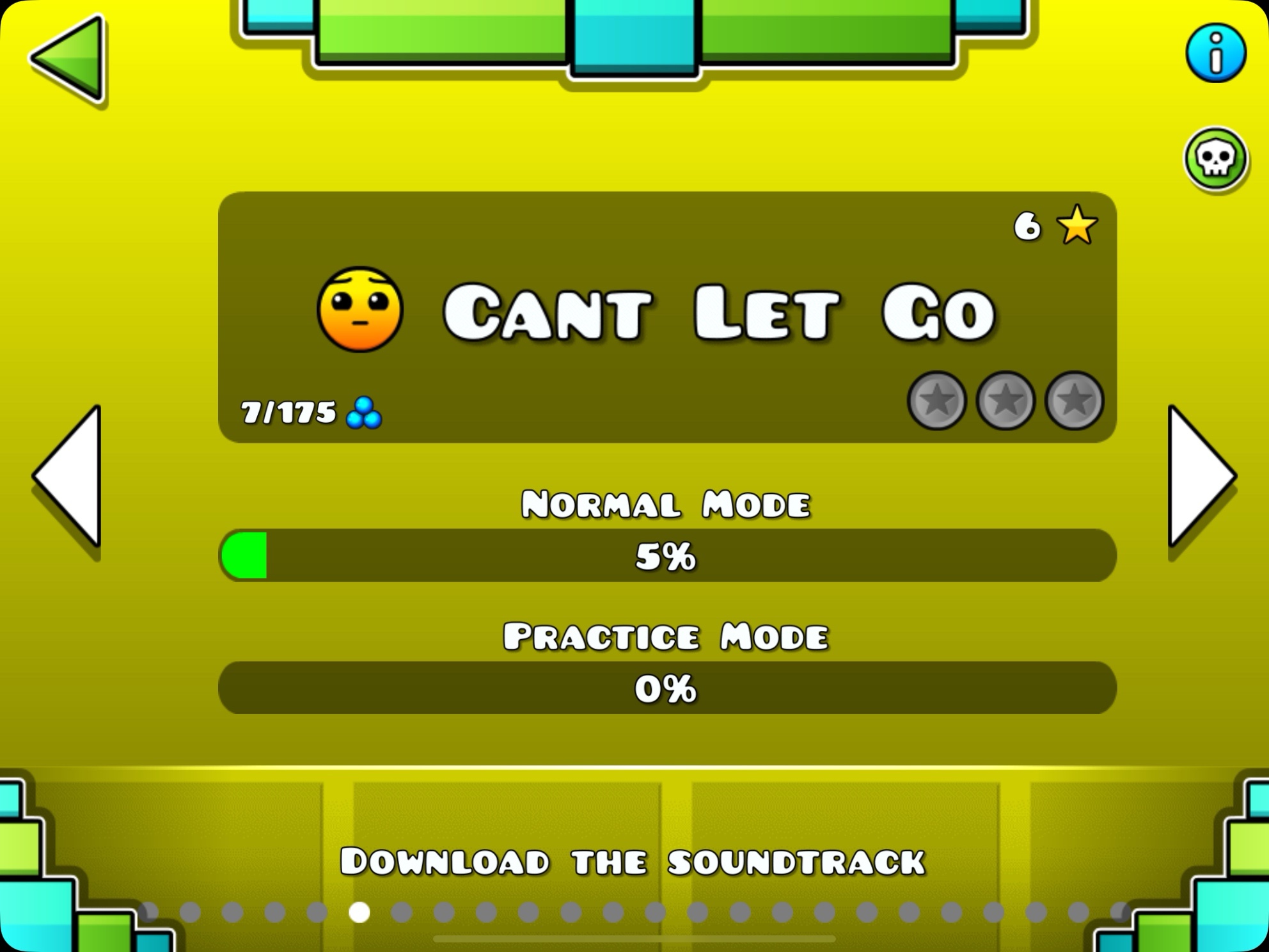 Geometry Dash, you can download it on App Store a.k.a. it was from 2013 (page 7 of 8)