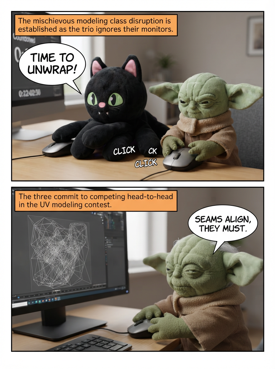 The UV Unwrapping Talent Showdown (page 2 of 4)
