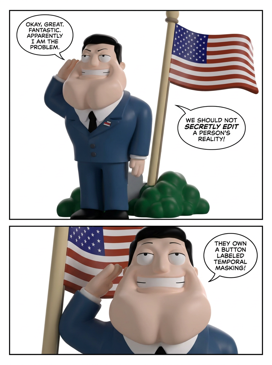 Temporal Masking and Other Administrative Disasters (page 1 of 4)