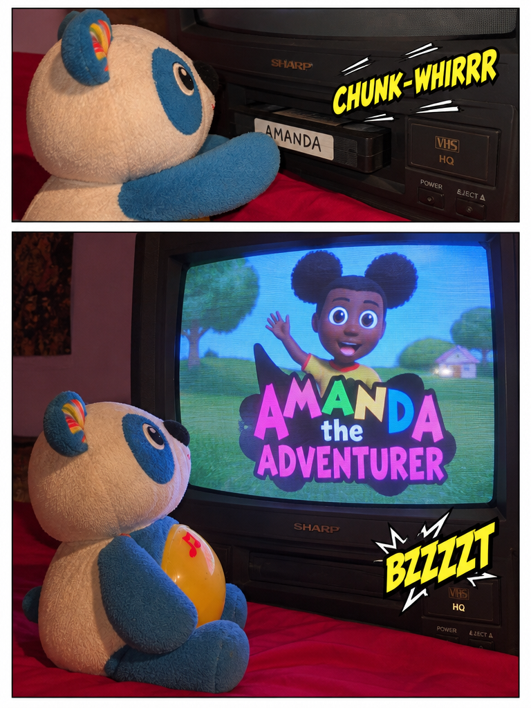 teddy tries Amanda the Adventurers 1 (page 2 of 4)