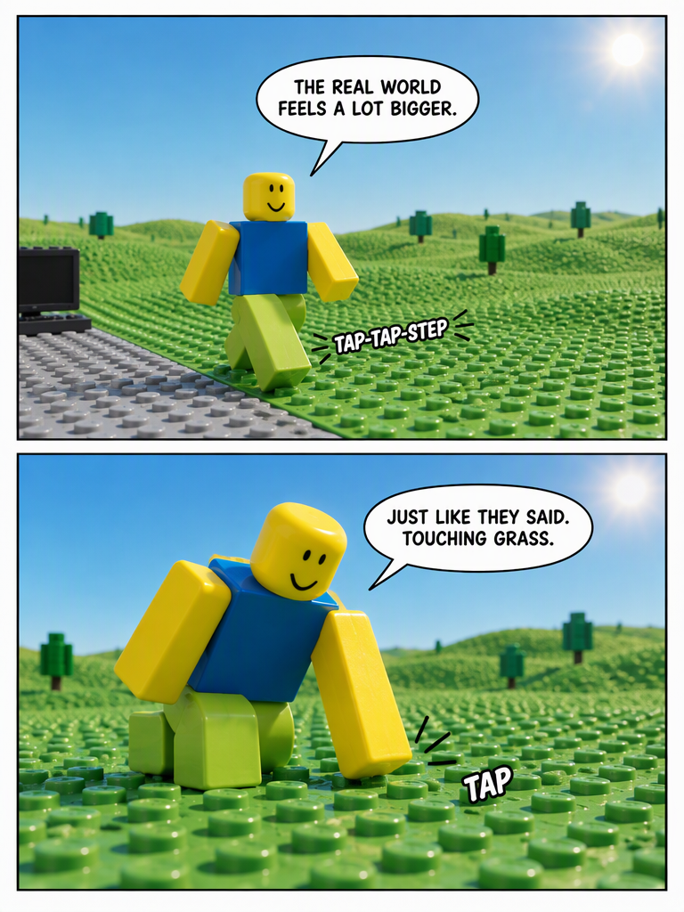 Touching Grass for an Old Friend (page 2 of 4)