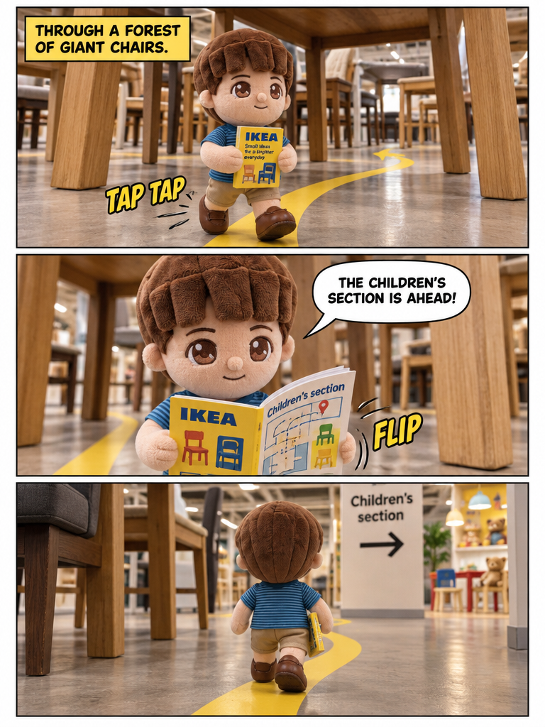 A Plush Boy's Blue-and-Yellow Expedition (page 2 of 4)