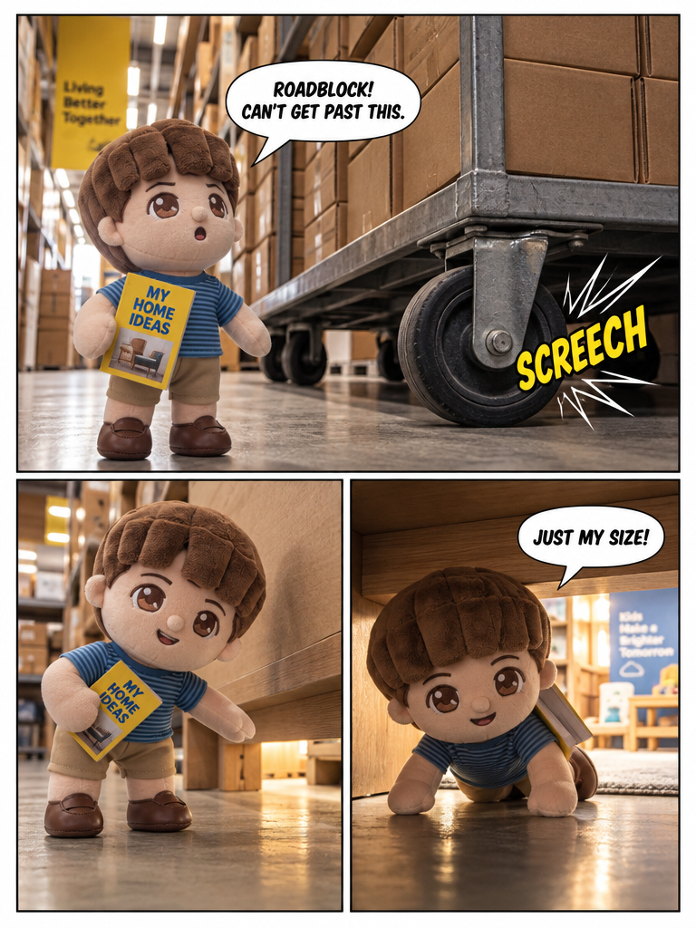 A Plush Boy's Blue-and-Yellow Expedition (page 3 of 4)