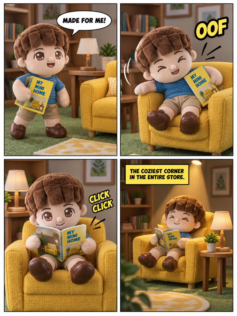 A Plush Boy's Blue-and-Yellow Expedition (page 4 of 4)