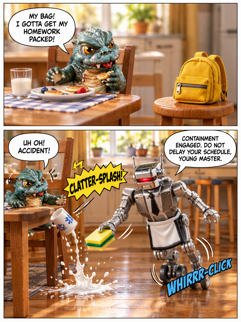 Morning Routine at Monster Manor (page 2 of 4)