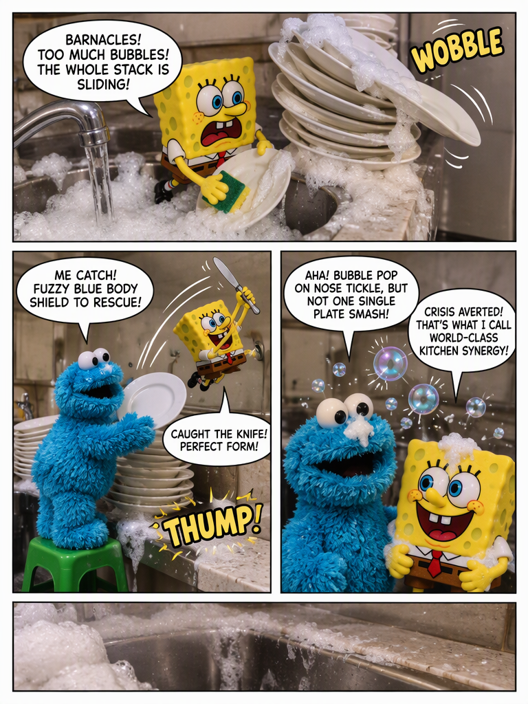 Morning Scramble in the Sink (page 2 of 4)