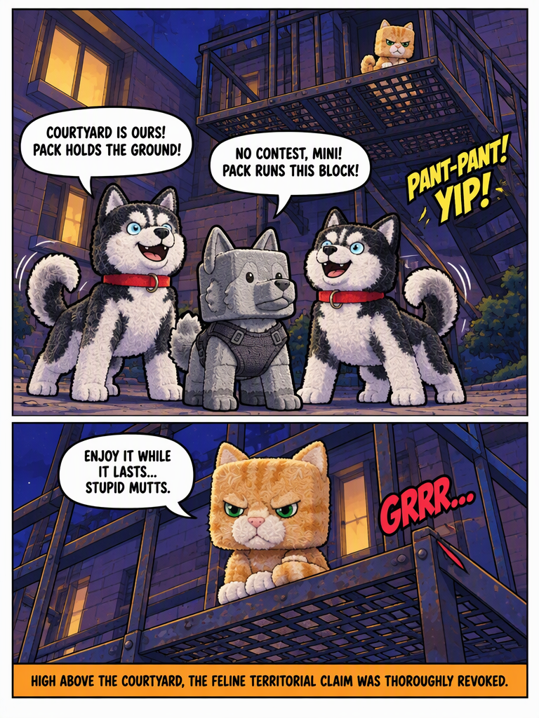 Alleyway Clash: Mini Wolf and the Prowling Pack (page 4 of 4)