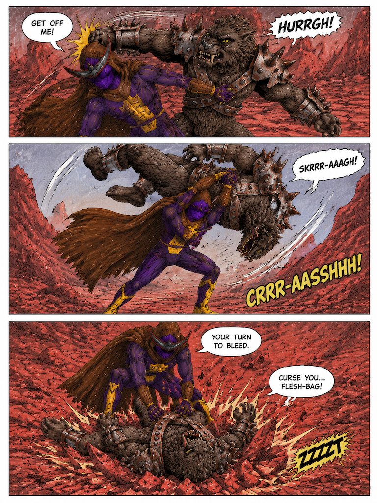 Vengeance on Planet Sorto-part 3- (page 4 of 8)