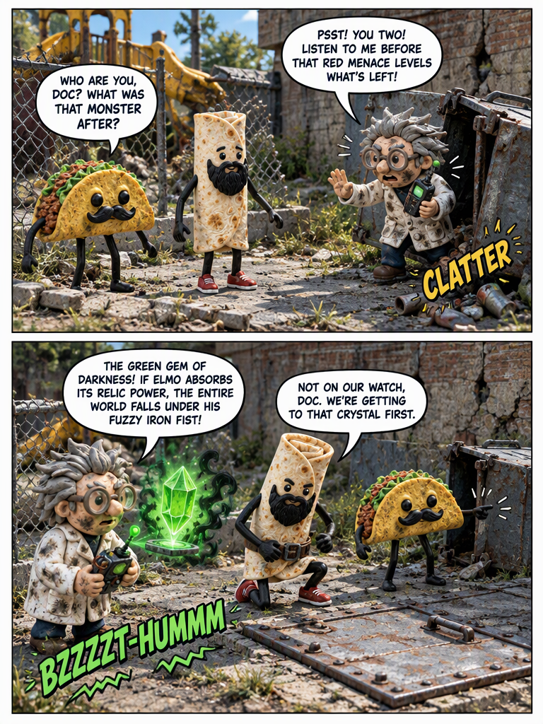 The quest for the crystal! (page 3 of 4)