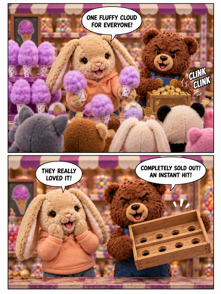 Bunny's Purple Cotton Candy Hit Pt4 (page 3 of 4)