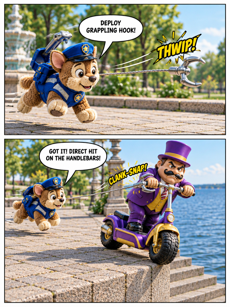 Runaway Scooter Rescue (page 2 of 4)