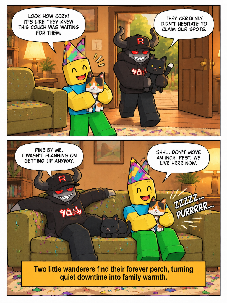 Two Strays Find a Home (page 4 of 4)