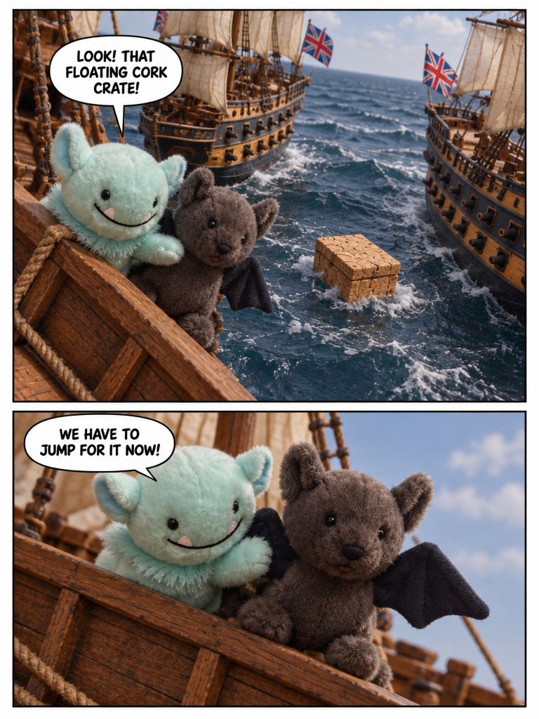 Escape on the Cork Raft (page 2 of 4)