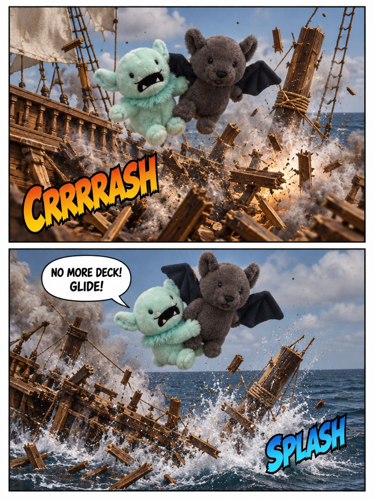 Escape on the Cork Raft (page 3 of 4)