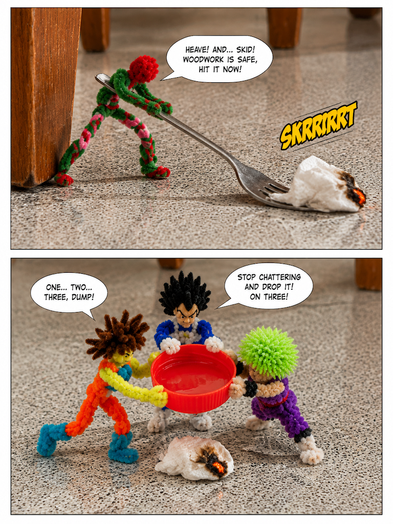 Bucket Line on the Linoleum (page 2 of 4)