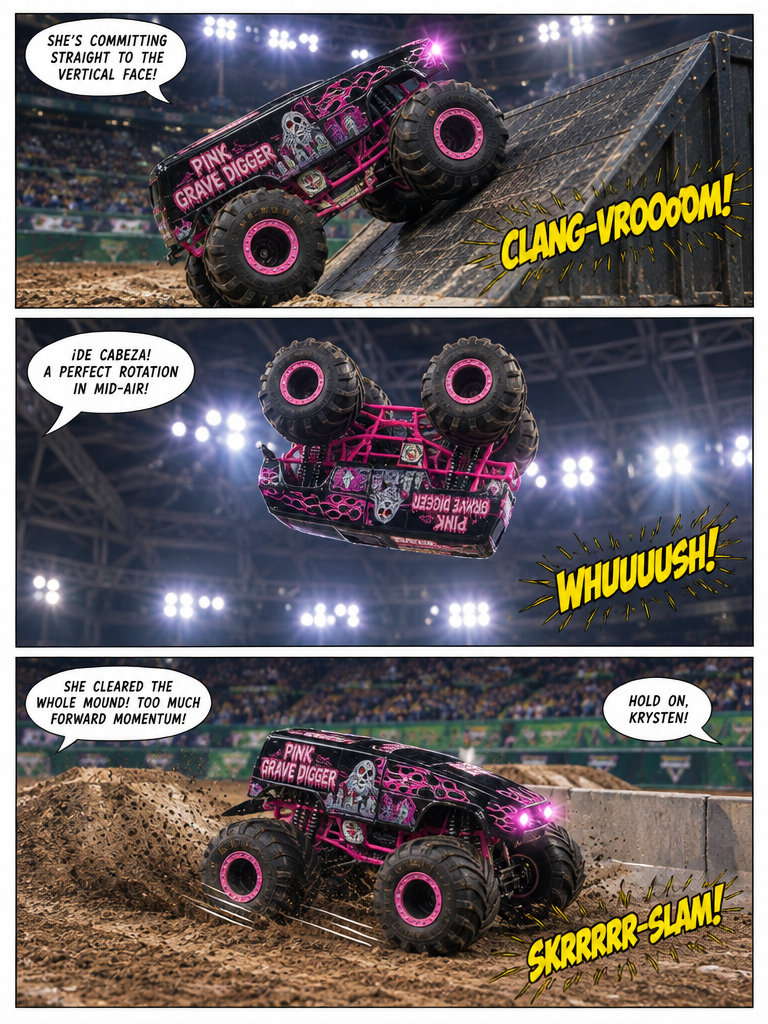 Pink Grave Digger's Flying Flip (page 2 of 4)