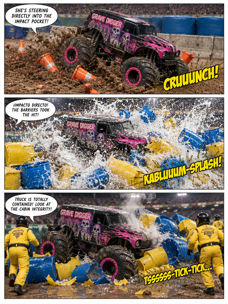 Pink Grave Digger's Flying Flip (page 3 of 4)