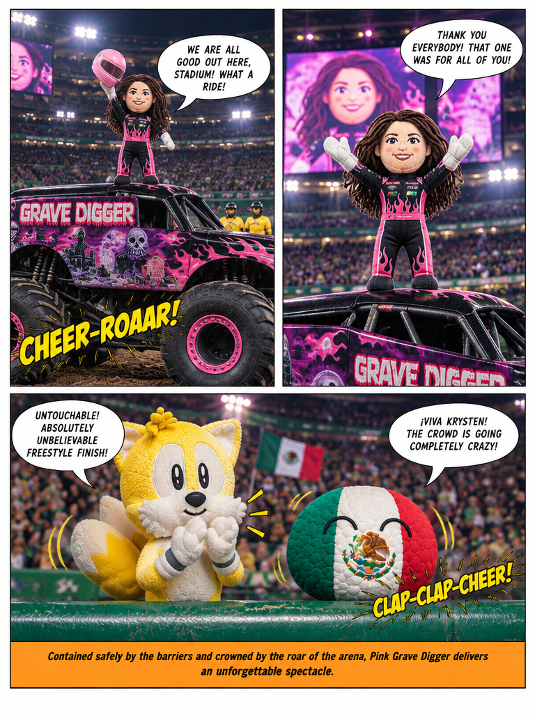 Pink Grave Digger's Flying Flip (page 4 of 4)