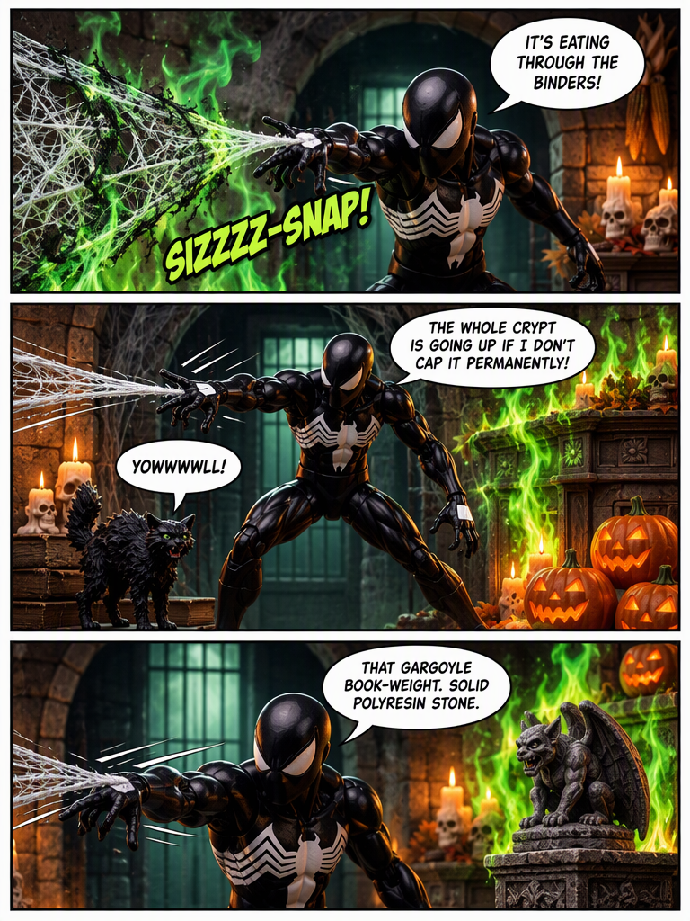 Spider-Man: The Symbiote Halloween - The Witch-Fire Seal π¬ Comic Story part 2 (page 5 of 8)