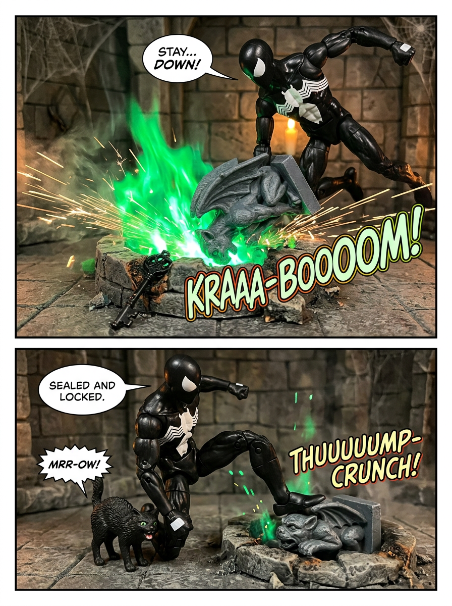 Spider-Man: The Symbiote Halloween - The Witch-Fire Seal π¬ Comic Story part 2 (page 7 of 8)