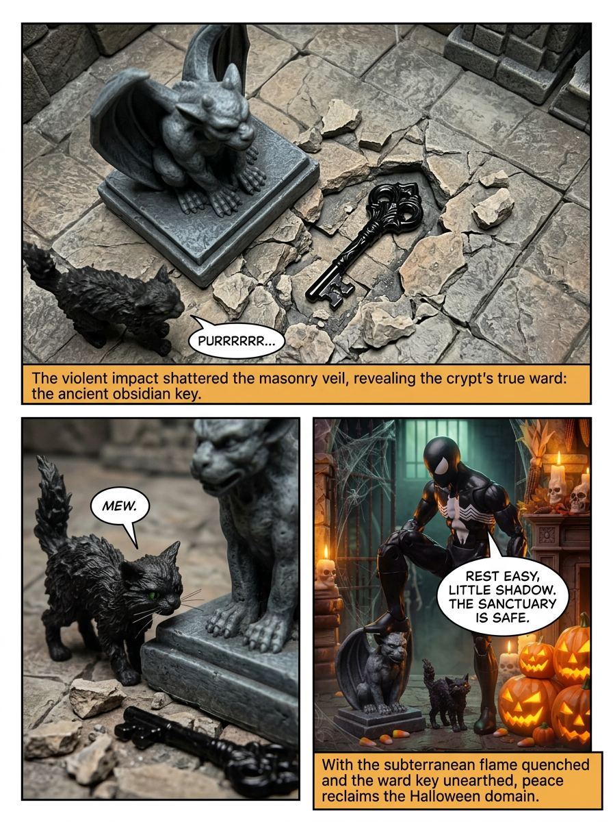 Spider-Man: The Symbiote Halloween - The Witch-Fire Seal π¬ Comic Story part 2 (page 8 of 8)