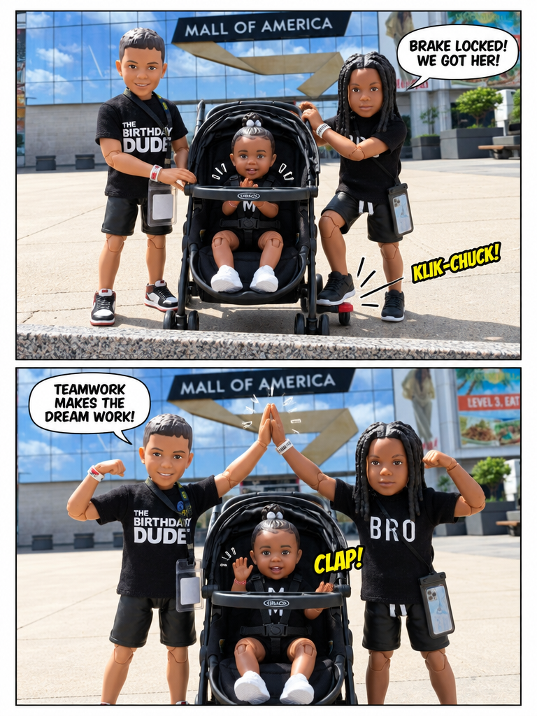 “Dude and Bro” Lani Mami’s Runaway Stroller Rescue (TM) (page 4 of 4)