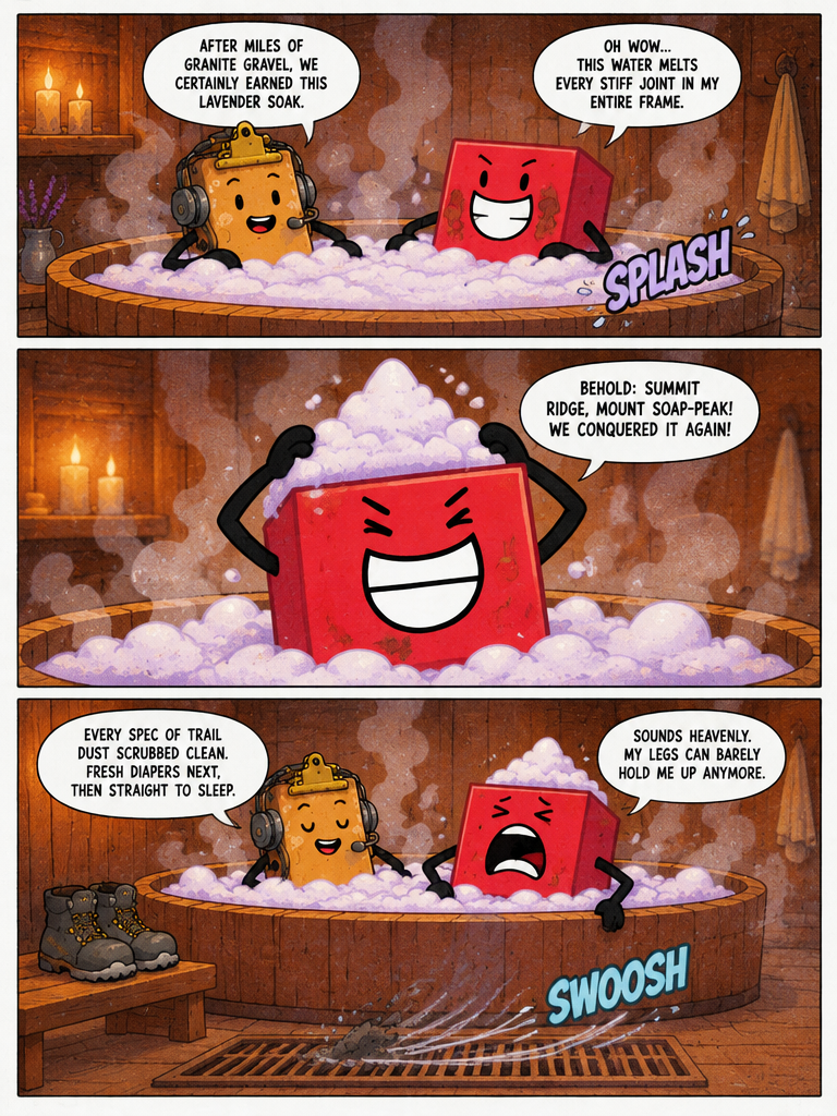 Cabin Hearth and Bedtime Rest (page 2 of 4)