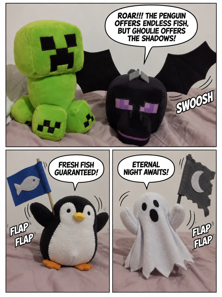 Deciding teams- Ender dragon and creeper (page 3 of 4)