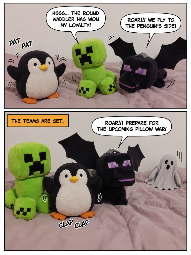 Deciding teams- Ender dragon and creeper (page 4 of 4)
