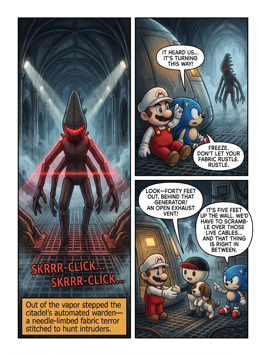 Plushie fortress of horror (part six) (page 6 of 8)
