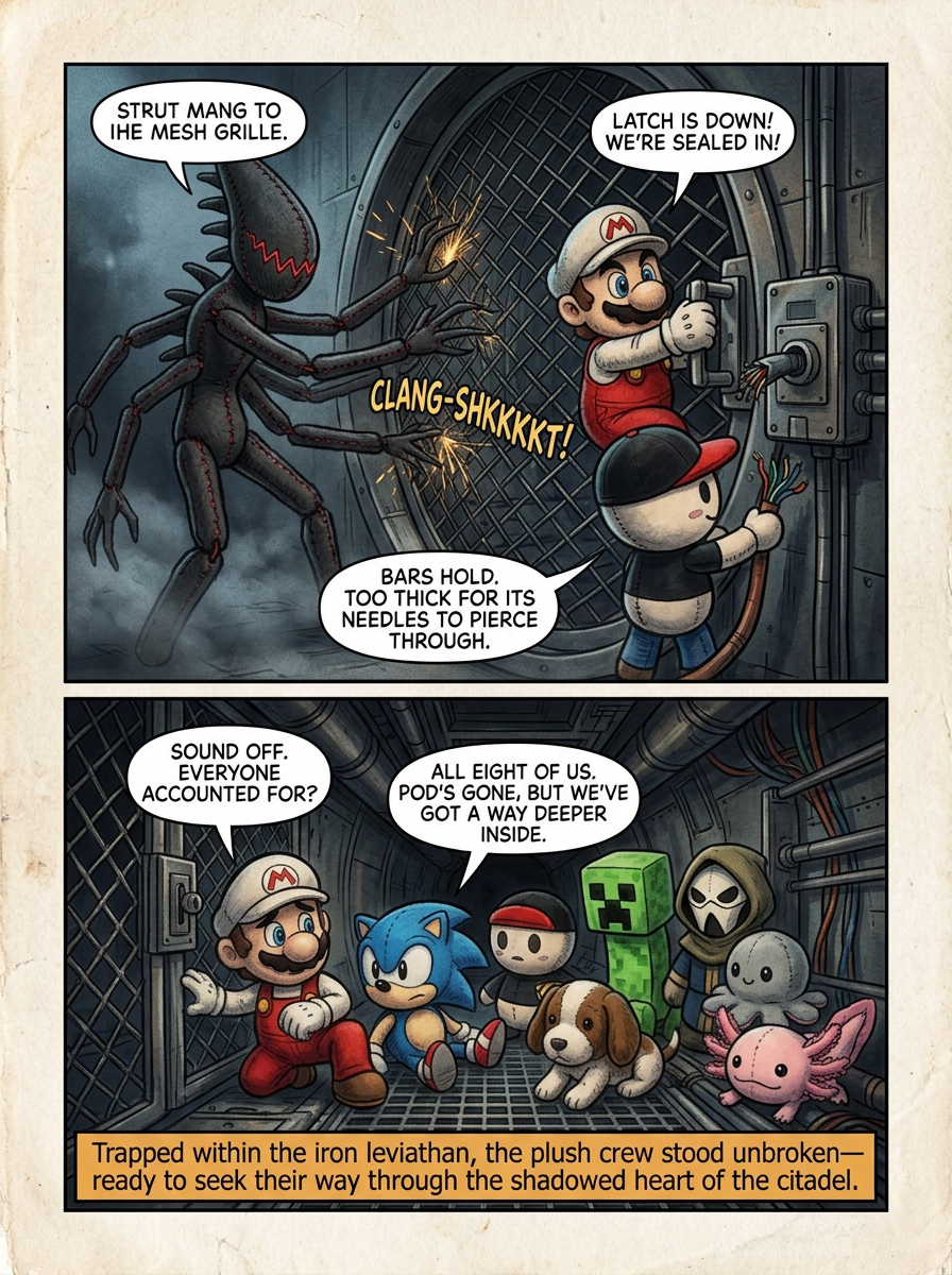 Plushie fortress of horror (part six) (page 8 of 8)