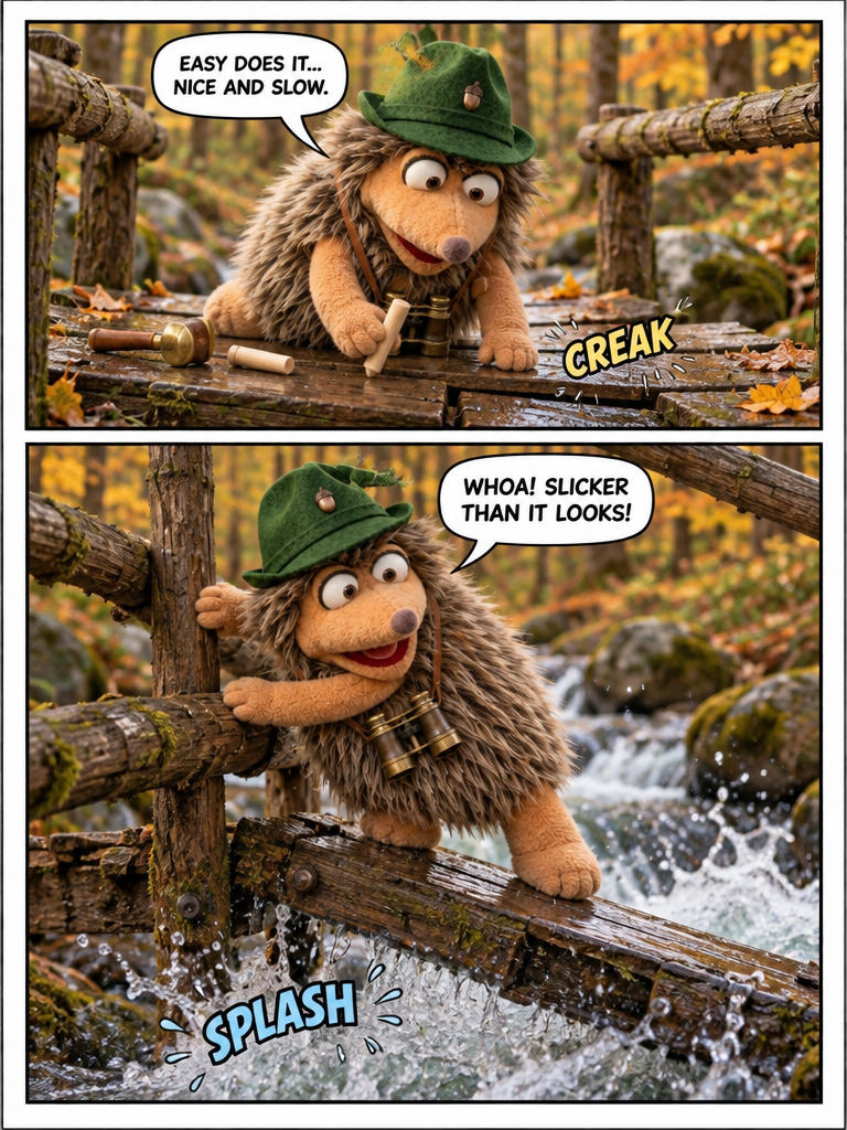 Repairing the Creek Bridge (page 3 of 4)