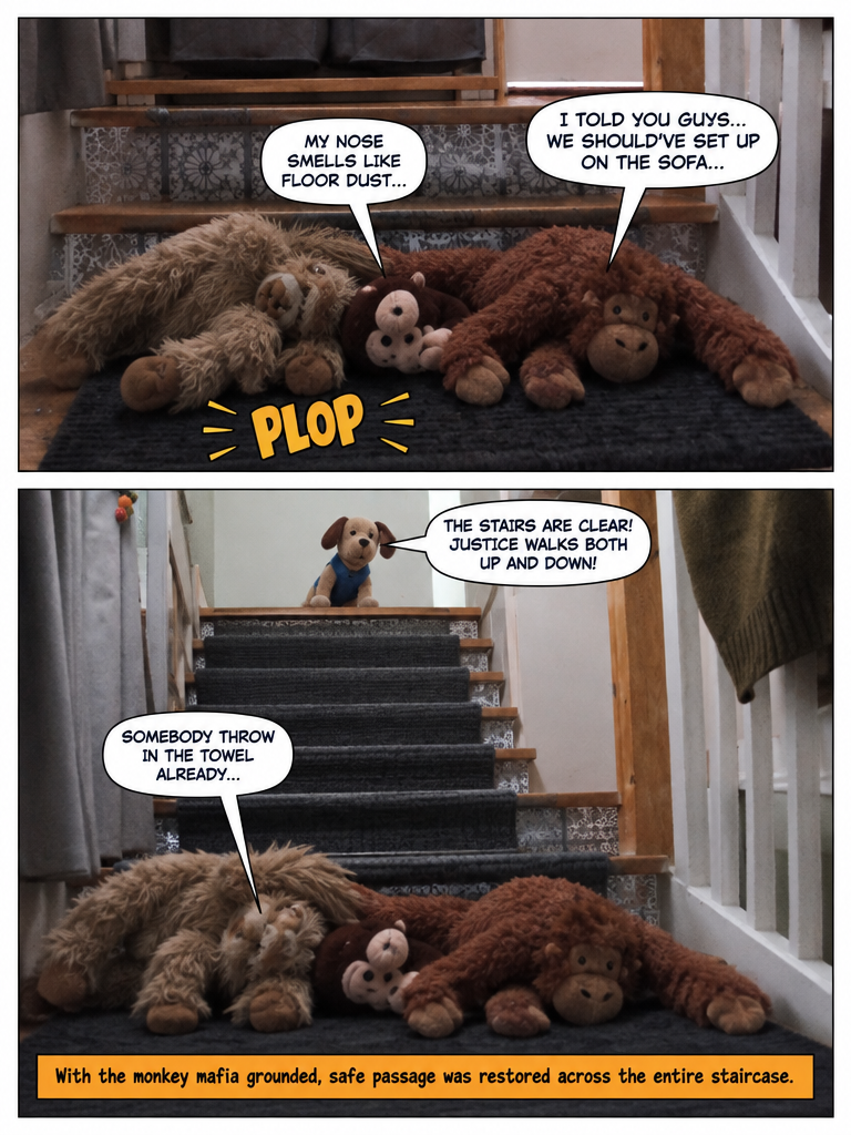 Tim the Wonder Pup Clears the Stairs (page 4 of 4)