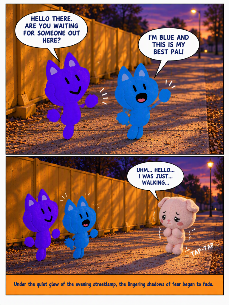 A Timid Greeting on the Avenue (page 2 of 4)
