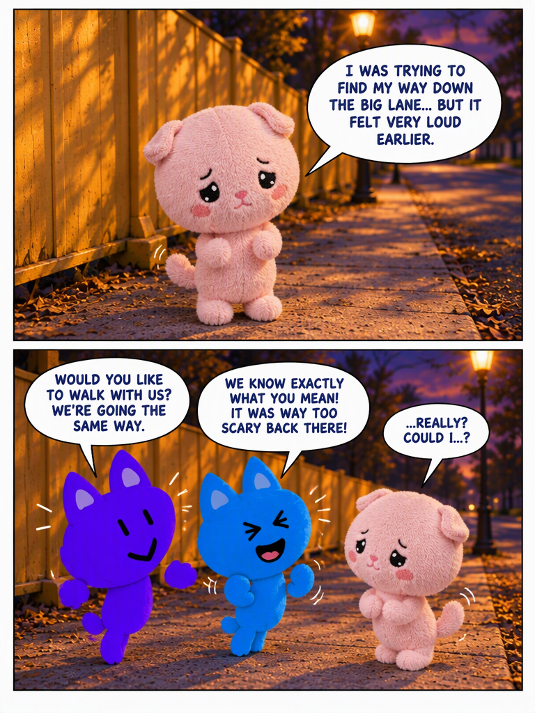 A Timid Greeting on the Avenue (page 3 of 4)