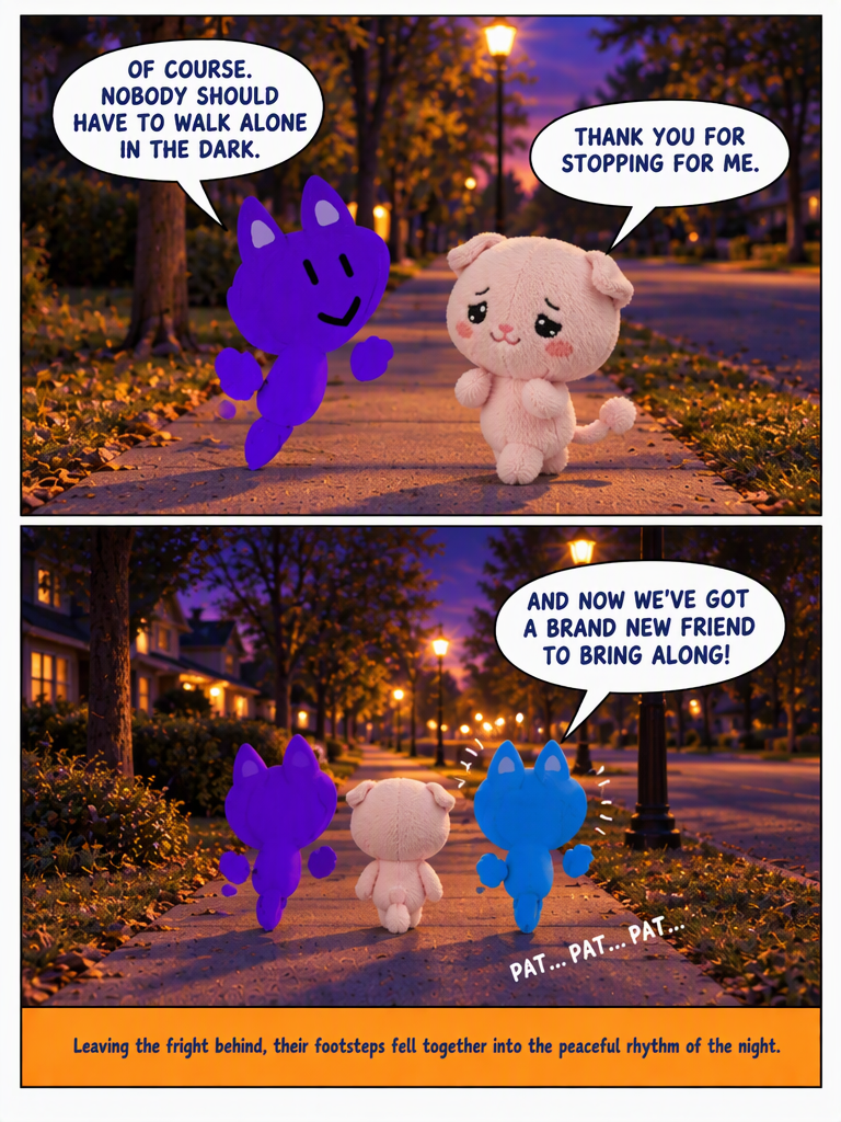 A Timid Greeting on the Avenue (page 4 of 4)
