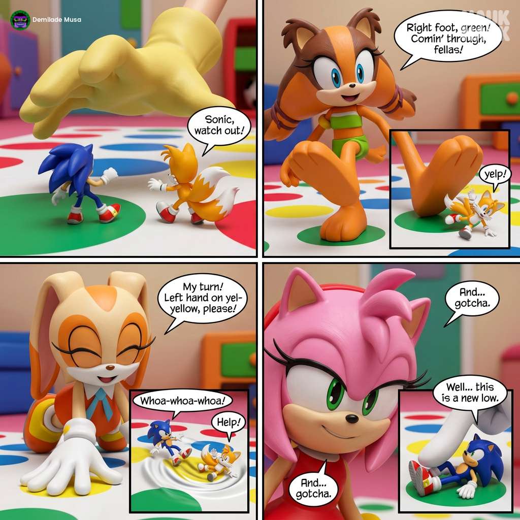 Sleepover game night with Amy Rose