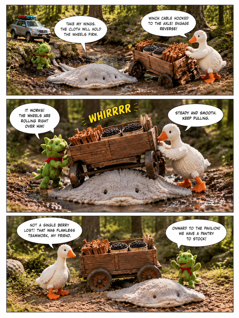 Winter Stores in the Glade (page 3 of 8)