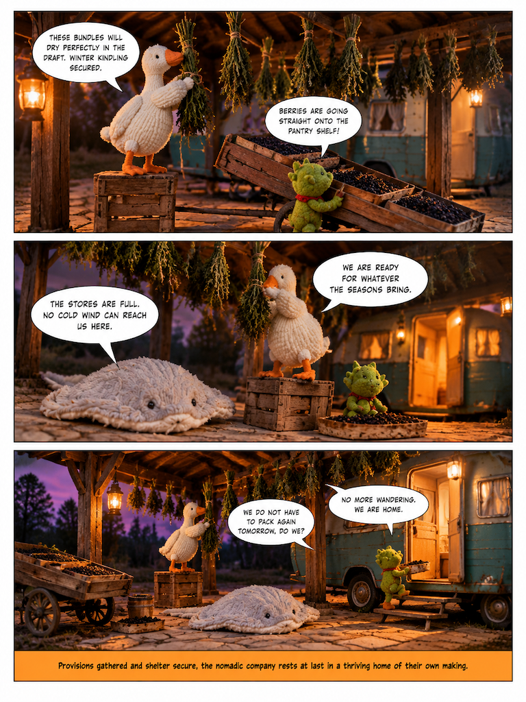 Winter Stores in the Glade (page 4 of 8)