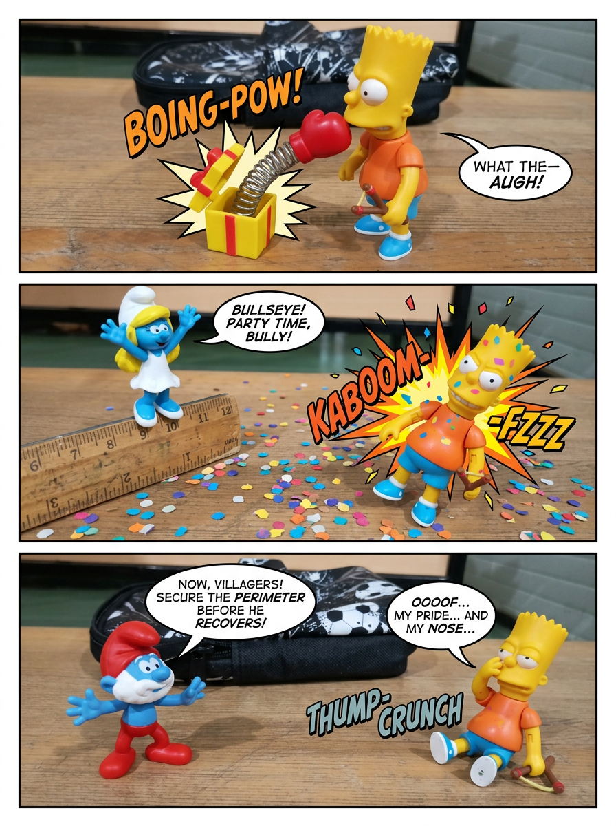 Smurfs vs Bart (page 3 of 4)