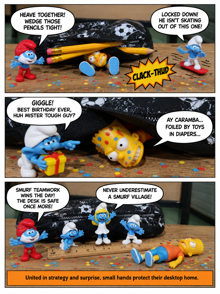 Smurfs vs Bart (page 4 of 4)