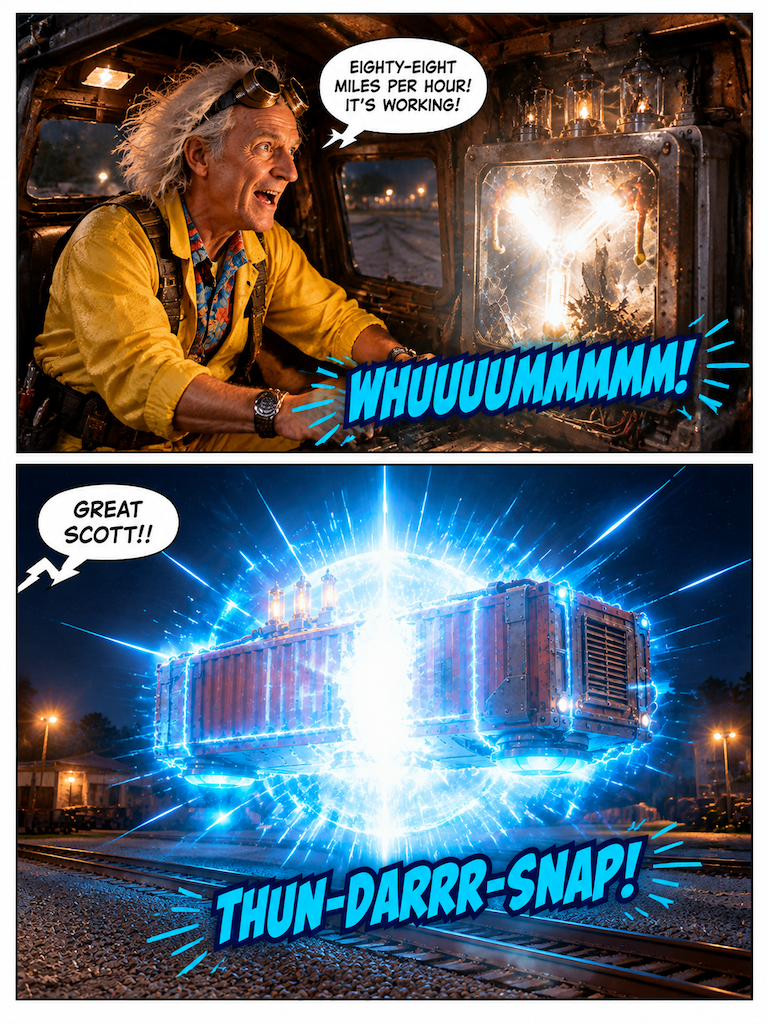 Departure on the Rails of Time (page 3 of 4)