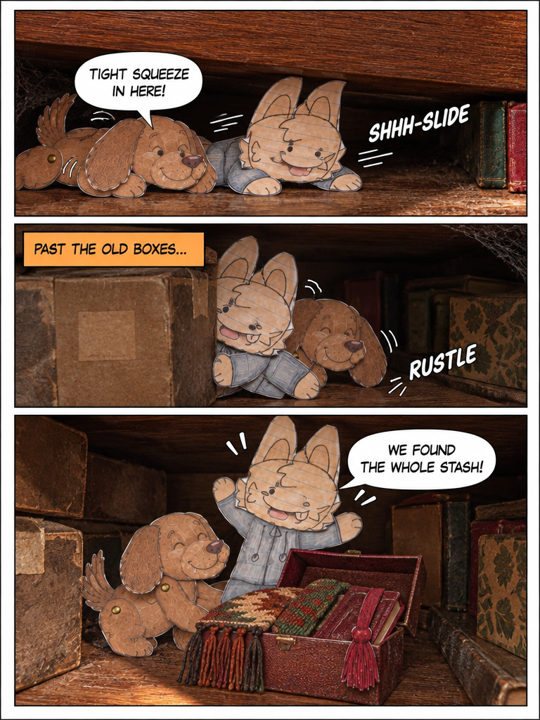 The Crumb Trail Beneath the Bookshelf (page 2 of 4)
