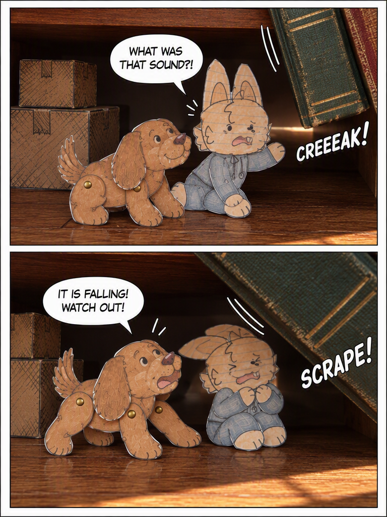 The Crumb Trail Beneath the Bookshelf (page 3 of 4)