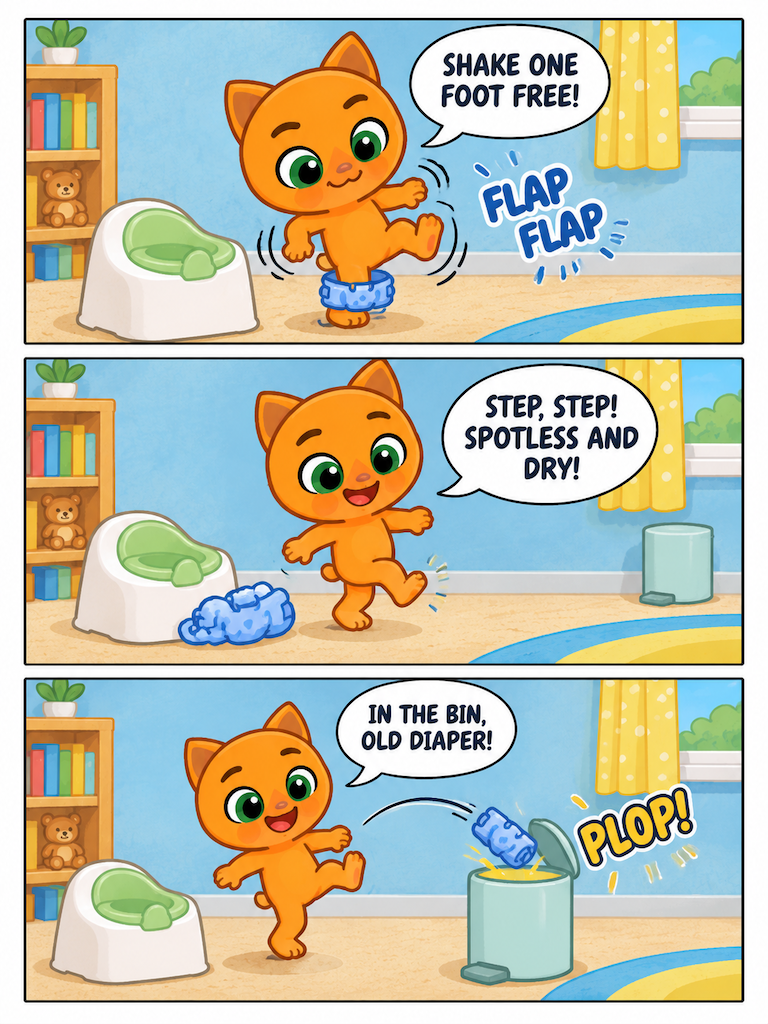 Moko Chan's Big Potty Triumph (page 2 of 4)